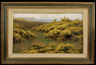 Lot 253 - UNATTRIBUTED; oil on canvas, rural scene with...
