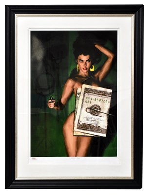 Lot 1179 - ORBIK; limited edition print, 'Money Shot',...