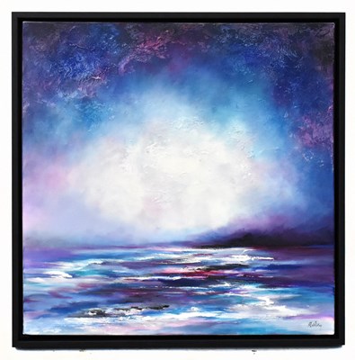 Lot 1336 - DAVID RIDLEY; oil on canvas, 'Calm Seas I',...