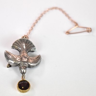 Lot 1260 - CHILD & CHILD; a late Victorian white metal...