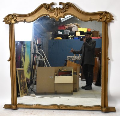 Lot 1624 - A large late 19th century gilt framed...