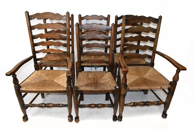 Lot 1557 - A harlequin set of ten 19th century rush...