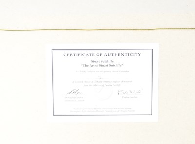 Lot 162 - STUART SUTCLIFFE; a limited edition framed...