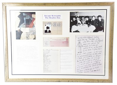 Lot 162 - STUART SUTCLIFFE; a limited edition framed...