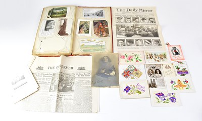 Lot 550 - Eight postcard albums with a variety of black...