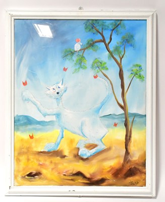 Lot 513 - PETER TRUST (1936-2008); acrylic on canvas,...