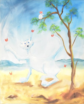 Lot 513 - PETER TRUST (1936-2008); acrylic on canvas,...