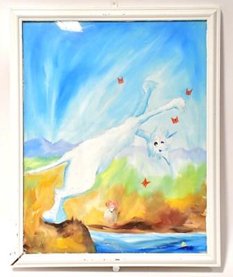 Lot 514 - PETER TRUST (1936-2008); acrylic on canvas,...