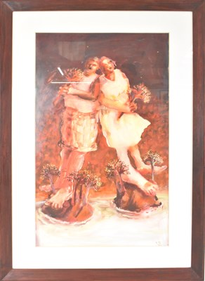Lot 200 - NICOLA BEALING (born 1963); oil on paper, 'The...