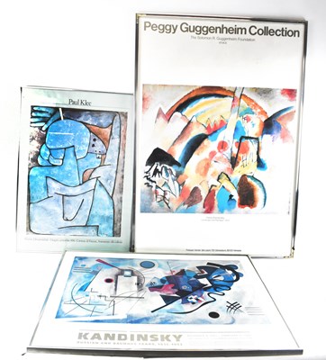 Lot 288 - A Peggy Guggenheim Collection poster, a Paul...