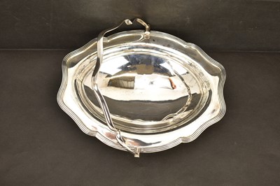 Lot 569 - MARTIN, HALL & CO; a George V hallmarked...