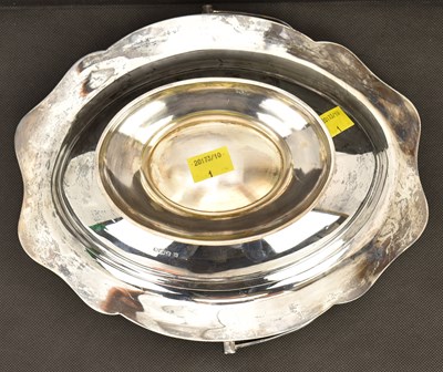 Lot 569 - MARTIN, HALL & CO; a George V hallmarked...