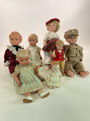 Lot 349 - A collection of seven celluloid and other...