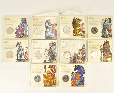 Lot 652 - THE ROYAL MINT; ten sealed coin packs, 'The...