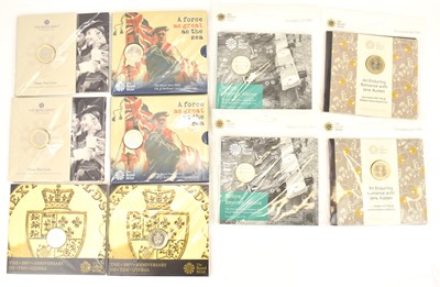 Lot 654 - THE ROYAL MINT; ten UK £2 brilliant...