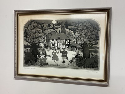 Lot 1552 - GRAHAM CLARKE; black and white signed limited...