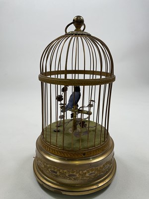Lot 42 - An early 20th century singing automaton single...