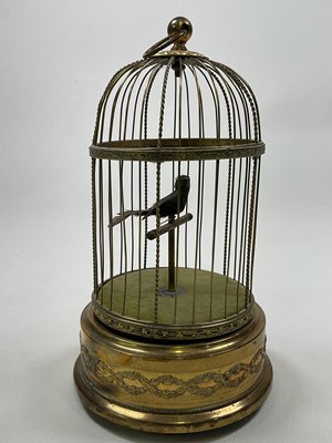 Lot 41 - An early 20th century singing automaton single...