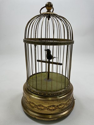 Lot 41 - An early 20th century singing automaton single...