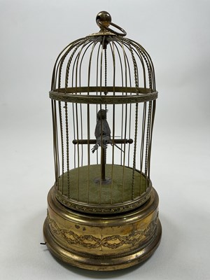Lot 41 - An early 20th century singing automaton single...