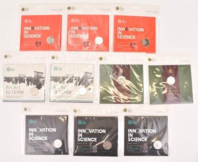 Lot 648 - THE ROYAL MINT; ten 50p brilliant uncirculated...