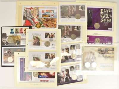 Lot 676 - Fifteen royal commemorative crown first day...