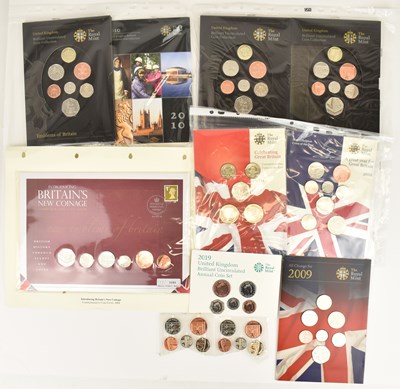 Lot 620 - ROYAL MINT; various coin sets comprising...