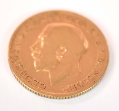 Lot 1313 - A George V full sovereign, 1911.