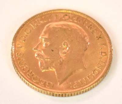 Lot 1314 - A George V full sovereign, 1912.