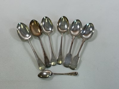 Lot 1042 - A set of four Edwardian hallmarked silver...