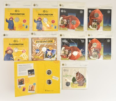 Lot 649 - THE ROYAL MINT; ten 50p UK brilliant...