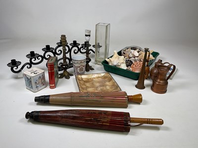 Lot 75 - A group of collectors' items including shells,...