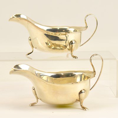 Lot 600 - VINERS; a pair of George V hallmarked silver...