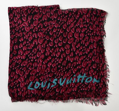Lot 799 - LOUIS VUITTON; a Stephen Sprouse rose pink...