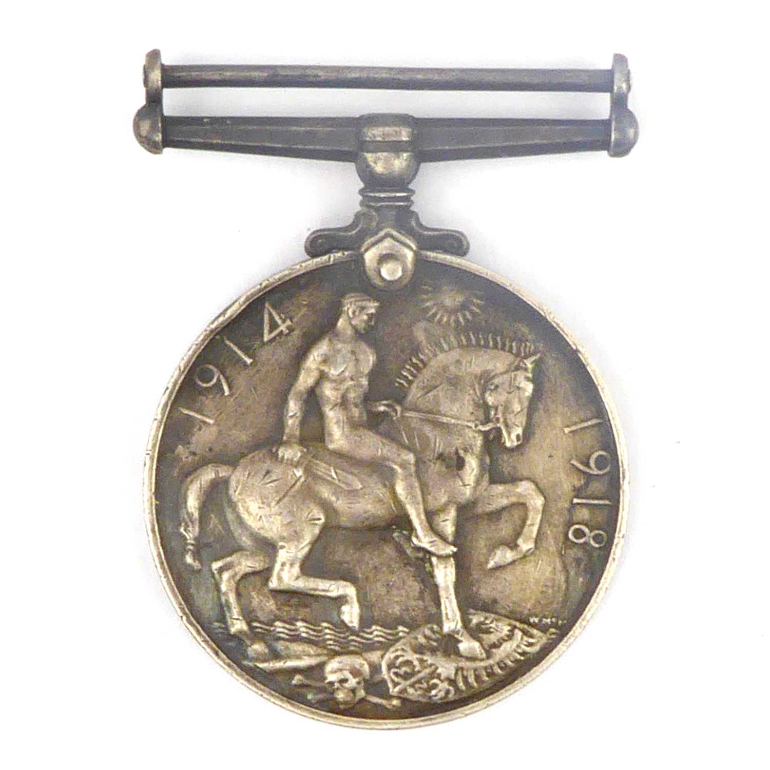 Lot 441 - A WWI War Medal for Corporal H Watson, of the...