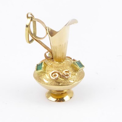 Lot 798 - A gold-coloured metal charm/pendant in the...