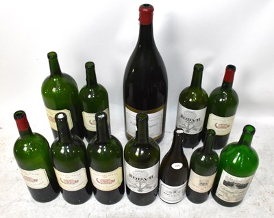 Lot 8 - A collection of twelve empty large size wine...