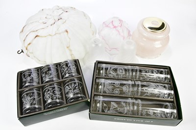 Lot 2641 - PORTMEIRION; a set of six high ball glasses...