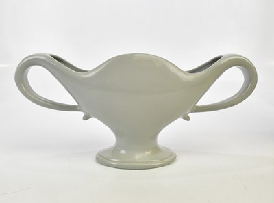 Lot 2203 - AFTER CONTANCE SPRY FOR FULHAM POTTERY; a twin...