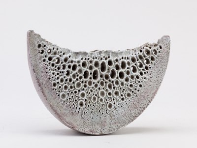 Lot 26 - ALAN WALLWORK (1931-2019); a narrow stoneware...