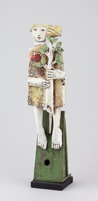 Lot 79 - CHRISTY KEENEY (born 1958); 'The Tree Planter',...
