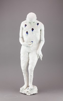 Lot 80 - CLAIRE CURNEEN (born 1968); a tall porcelain...