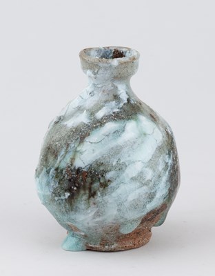 Lot 16 - AKIKO HIRAI (born 1970); a stoneware sake...