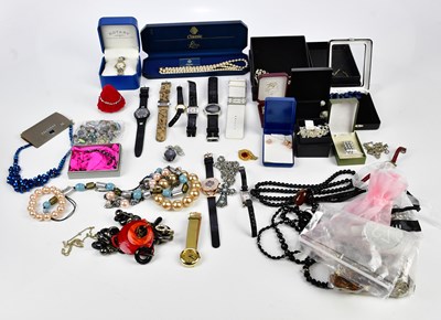 Lot 570 - An extensive collection of costume jewellery...