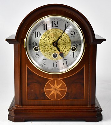 Lot 74 - FRANZ HERMLE; a contemporary mahogany cased...