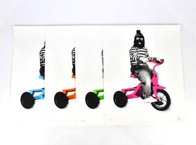 Lot 57 - JBOY; 'Yoots', four pencil signed screen...