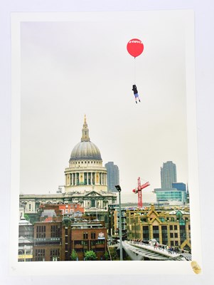 Lot 61 - BANKSY (born 1974); 'Steve Lazarides', girl...