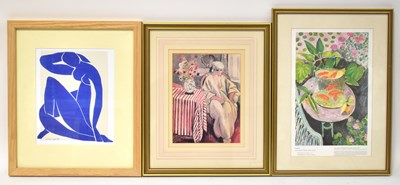 Lot 456 - Eight various colour lithographic prints of...