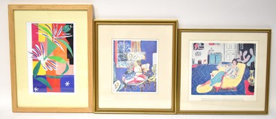 Lot 456 - Eight various colour lithographic prints of...