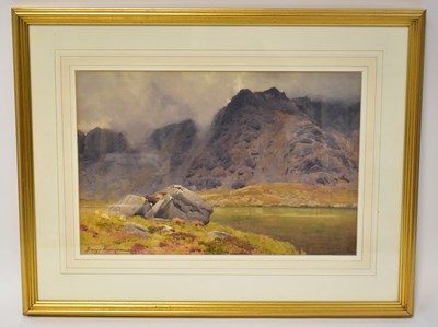 Lot 508 - GEORGE COCKRAM RI (1861-1950); watercolour, a...